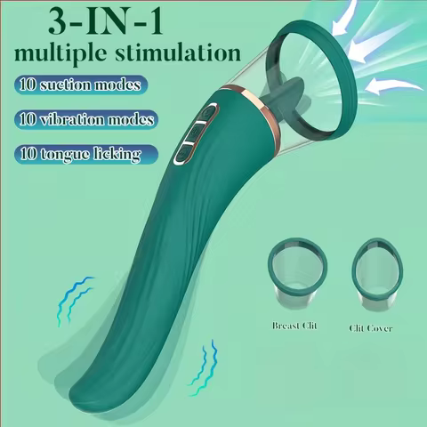 Tongue Sucking Vibrator G-spot Clitoral Massager Vagina Sucking Nipple Stimulating Orgasmic Female m