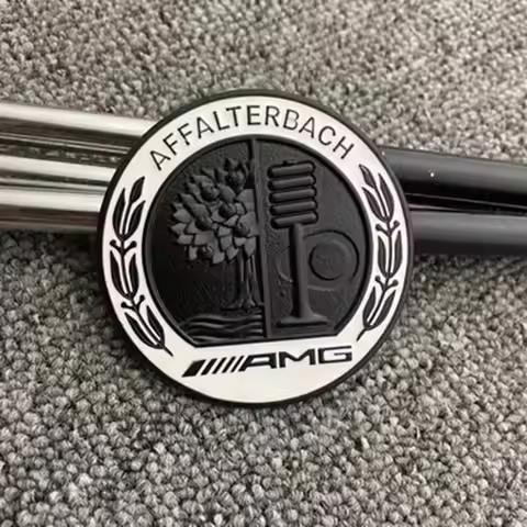 AFFALTERBACH LOGO 3D Metal Car Rear Trunk Door Windows Body Emblem Sticker For Benz AMG C E S GLE CL