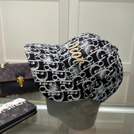 Chanel6666 Silver Double C Embroidered Black Baseball Cap