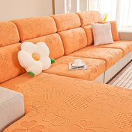 Flowers Stretch Jacquard Sofa Cover Furniture Protector for Pets Kids Removable L-Shaped Couch Slipcovers