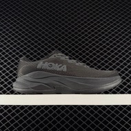 HOKA RINCON 4 Running Shoes Men‘s and Women’s Cushioning Lightweight Antislip Road Training Black TN