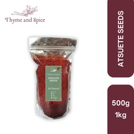 [ZIP LOCK] Annatto Seeds Atsuete 500g 1kg - Spice️ THYME & SPICE HAVICO