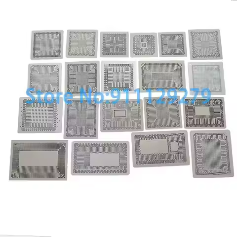 Directly Heat BGA Reballing Stencil Set(CPU-HUB) I3 I5 I7 i3-520 i5-2320 i5-3230m i5-4200u i5-6200u 