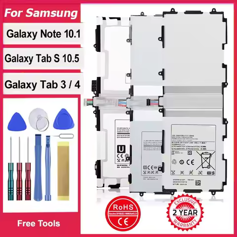 DaDaXiong Battery For Samsung Note 10.1 GT-P5110 P5100 P5113 N8000 GT-N8020 P7500 SM-P601 Tab3 P5200