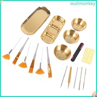 WU Stainless Steel Mixing Bowl 3 Pieces 6 Blackhead Removal Tools 29Pcs Esthetician