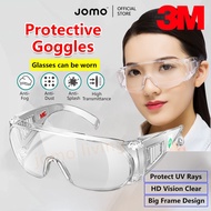 ✅SG Ready Stocks✅ JOMO 3M Safety Professional Goggles Eyewear UV Protection Eye Wear Face shield fac
