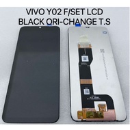 VIVO (Y02) F/Set LCD BLACK (ORIGINAL CHANGE T.S) Y02a Y02T