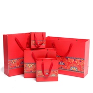 Gift Bag Gift Bag Gift Bag Gift Bag Tote Bag Gift Bag Chinese Style Packaging Gift Bag Red Festive G
