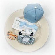 Bear Clothes 10cm New Item "Blue Tone Little Painter" 13cm Self-deprecating Bear Clothes Cute Overwh