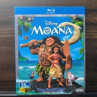 Blu-ray Disc American Animation Film Moana 2016 EN ZH Portuguese Spanish Thai Malaysia Brand New Box