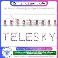 100 pcs 0.5W 1W SMD Voltage Regulator Diode LL34 ZMM 3.3V 4.3V 5V 5.6V 6.2V 6.8V 7.5V 8.2V 9.1V 10V 