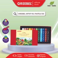Greebel Artist Oil Pastel Crayons 12 Colors