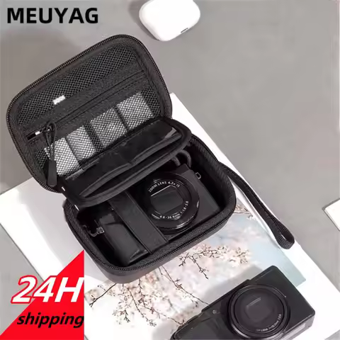 MEUYAG Shockproof Hard Case for Canon G7X Mark III Mark II Cybershot ZV1 Ricoh GR III Digital Camera