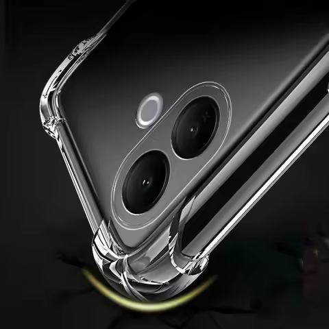 V60 Lite 5G Case For Vivo V60 Lite 5G Case Shockproof Back Cover Transparent Silicone Case For Vivo 