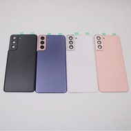 A+ Back Glass Battery Cover For Samsung Galaxy S21 5G SM-G991B/DS SM-G991U Rear Door Housing Case Re