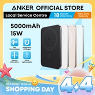Anker Nano MagGo Power Bank 5000mAh Slim Qi2 15W Magnetic Portable Wireless Charger A1665