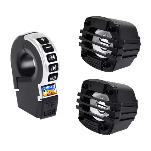 E-bike Motorcycle Handlebar USB Charging Audio BT Audio With Switch With Bluetooth Speaker