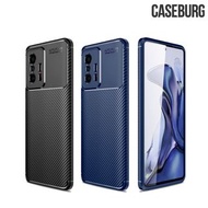 小米11T Pro / Xiaomi 11T CASEBURG Flexi Shield 碳纖維紋設計 保護軟套 手機軟殼 5520A
