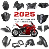 New V4 2025 for Ducati Panigale V4 V4S 2025 Full Real 100% Carbon Fiber Fairing Kit Motorcycle Acces