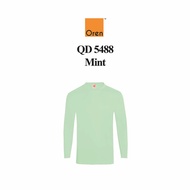 Oren Sport QD5488 Mint Long Sleeve Microfiber Lengan Panjang Jersi Cool Fit Quick Dry NTMY.os