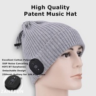 【Factory-direct】 Bluetooth 5.0 Music Hat Headphones With Speaker Warm Audio Winter Hat Usb Earphones Cap Bluetooth For Mp3