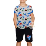 BOYS' DINOSAUR SUIT/ short suit dinosaur picture dinorex clothes