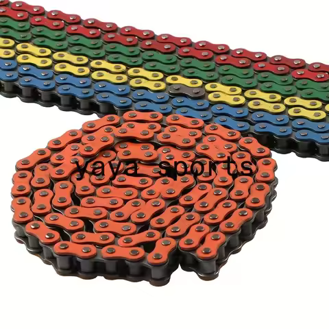 420-106L 428 120 Link Motorcycle Color Chain Master Driving Red Blue Green For High Race Pit Dirt Bi