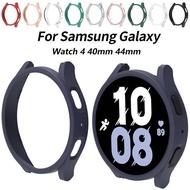 Watch Cover for Samsung Galaxy Watch 4 44mm 40mm Case PC Matte Protective Bumper Shell for Galaxy Wa