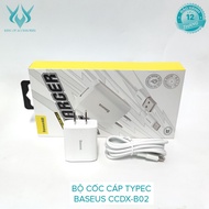 Baseus Baseus CCDX-B02 charger with TypeC port, max 2A - 1m cord, data transmission (White) - Access