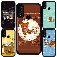 Casing For OPPO A91 A53S A33 Reno 3 F15 A31 A53 Black Silicone M-89 Cute Rilakkuma