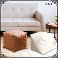 [Hatel] Unfilled Pouf Cover 44cmx44cmx41cm Square Cushion for Indoor Home Under Desk