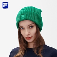 斐乐（FILA）官方针织帽男女同款新款保暖护耳运动毛线帽 深青绿色-TQ XS