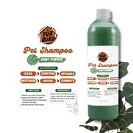 Pet Shampoo (Baby Powder Strawberry Lavender and Bubble Gum Scent) by Fur Guru With Aloe Vera Extrac