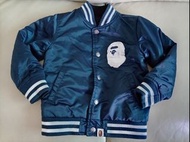 BAPE 雙面兒童棒球外套(size 100)