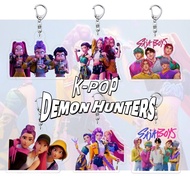 K-pop Demon Hunter Girl Group Merchandise Acrylic Keychain Creative Anime Souvenir
