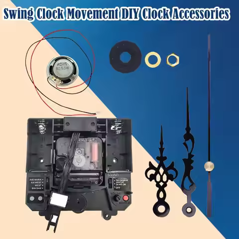 Hourly Time Teller Universal Watch 4 Kinds Of Music Integrated 300g Clock Accessories Clock Swing Mo