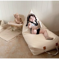 Sofa with 3 Korean neutral colors PU leather Bean bag | Bean Bag Sofa