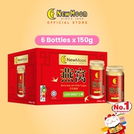 [Less Sweet] New Moon Bird's Nest with White Fungus Rock Sugar 150g x 6 bottles