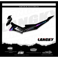 Satria Fu Facelift Type S F150 TS-07 Sticker Striping