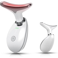 Face and Neck Massager Light Therapy, Face Massager Tool for Women, 7 Color Face Neck Massager, Face