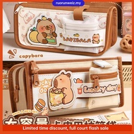 Pencil case, pencil box, stationery case, pencil bag, high-value, large-c apacity pencil case for el