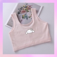เสื้อซับในเด็กผู้หญิง สไตล์เกาหลี เนื้อผ้านุ่มใส่สบาย รูปทรงพอดีตัว เหมาะสำหรับเด็กอายุ 2 - 12 ปี