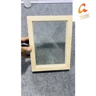 khung ảnh gỗ thông 2 mặt kính 15x21