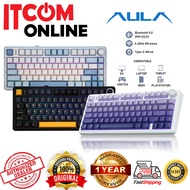 AULA F75 V3 TRI-MODE WIRELESS BLUETOOTH KEYBOARD MANY COLORS