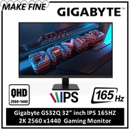 Gigabyte GS32Q 32” inch IPS 165HZ  2K 2560 x1440  Gaming Monitor