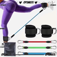OPTIMISTI Cable Ankle Straps, Double D-Ring Adjustable Ankle Cuffs, Portable Sport Safety Safety Abd
