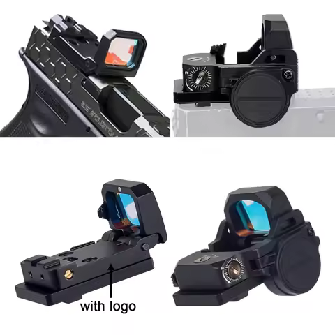 Red Dot Sights Flip Up Sights Pistol Reflex Sight Compact Rifle Scope For G17 G19 MOS Pistol 1913 Mo