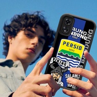 Case for Black Silicone OPPO RENO 2F 2Z A5X 13F 2025 A5 A5i PRO 5G FA-31 PERSIB Indonesian