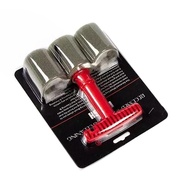 Handheld Car Wash Wheel Embedded Tire Screw Cleaning Brush Lug Nut Wheel Cleaning Tools with 3 Extra