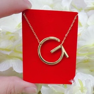 10k Gold Letter G Necklace